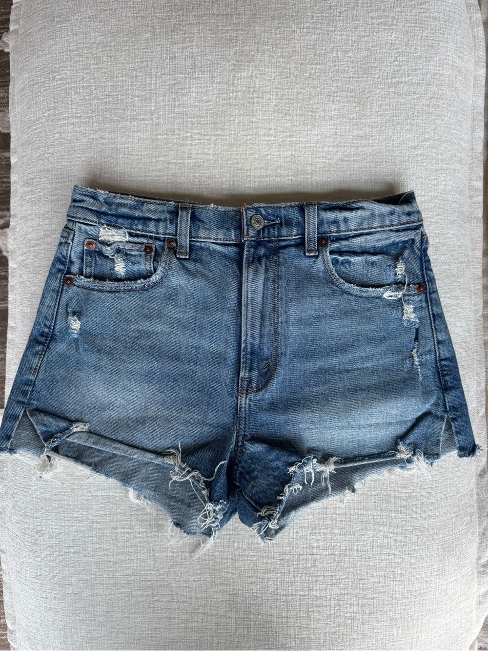 Abercrombie & Fitch Distressed Denim Shorts